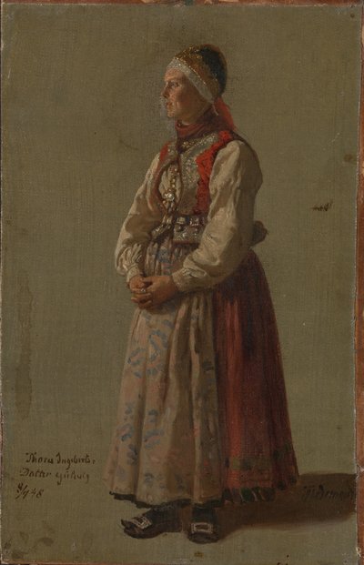 Thora Ingebretsdatter Gulsvig by Adolph Tidemand
